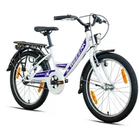 Rezzak 20 Zoll Kinderfahrrad mit Rücktrittbremse RH 33 Lila