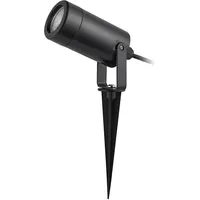 Rabalux Krobia Gartenstrahler schwarz, IP65 GU10, 25cm 4W