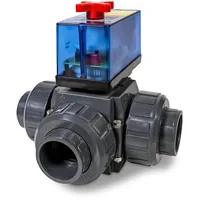 Peraqua 3-Wege Solar Kugelhahn 50mm elektrisch S4 12-24 Volt