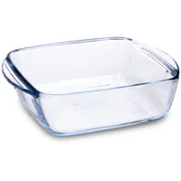 Pyrex PREPWARE Quadratische Glasschale, 20 x 17 cm, 1