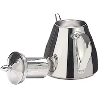 SANQIAHOME Edelstahl-Teekanne mit Siebeinsatz,Teekannen,1.2L
