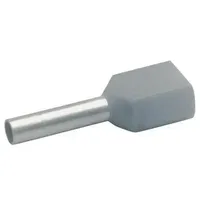 Klauke Zwillings-Aderendhülse 2x0,75qmm gr isol. 870/8