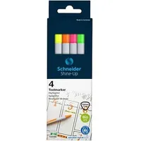 Schneider Shine-UP Textmarker farbsortiert, 4 St.