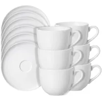 Ritzenhoff & Breker Kaffeetasse 0,22 l Weiß 12 St.