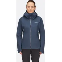Rab Damen Downpour Light Jacke (Größe XS, blau)