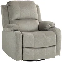 Homcom Relaxsessel Fernsehsessel mit Liegefunktion, Wippfunktion, Drehbar TV-Sessel mit
