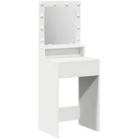 VidaXL Schminktisch mit Weiß 50x41x135 cm