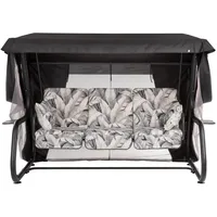 Patio Hollywoodschaukel mit Liegefunktion 4 Sitzer 179 cm Venezia