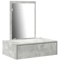 VidaXL Schminktisch Wandmontage Betongrau 60x40x70 cm