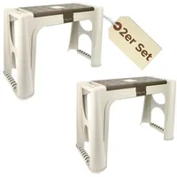 GarPet 2x Kniebank 2in1 Kniekissen Garten Bank Sitzhocker Gartenkniebank