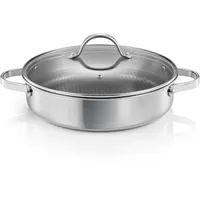 Tescoma Tiefe Bratpfanne SteelCRAFT mit Deckel ø 28 cm,