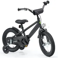 Bachtenkirch Qualitäts Kinderfahrrad 12 Zoll matt Schwarz Jungen Kinderrad