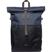 Sandqvist Rucksack Icon Rolltop BP M Multi Black/Navy Schwarz