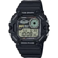 Casio TIMELESS COLLECTION Men WS-1700H-1AVEF Fishing Timer Mondphasenanzeige |