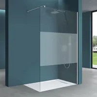 Mai & mai Duschwand für Dusche Duschabtrennung 60x200cm Walk-In