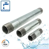 Gebo-original gebonipple, Rohrdoppelnippel Rohrdoppelnippel 1 1/2 x 80 mm-verzinkt"