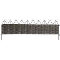 Powertec Beeteinfass. PVC Rattan 100x25/35cm