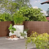 WINDHAGER Sichtschutzmatte 300 x 150 cm braun PVC