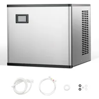 Vevor Eismaschinenkopf Eiswürfelmaschine Eisbereiter (nur Kopf) 136 kg/Tag