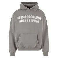 2y studios Kapuzenpullover in washed grey | Gr.: S