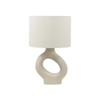 Home Deluxe Große Tischlampe asymmetrisch LOLA - Beige |