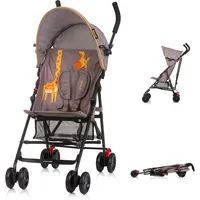 Chipolino Kinderwagen Amaya Buggy Sonnendach verstellbar, zusammenklappbar, Korb braun