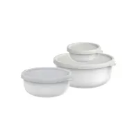 Mepal Frischhaltedosen-Set Lumina 2.0 weiß 0,25/0,75/1,5 l, 1 Set