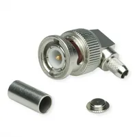 Telegärtner TG 100023339 - BNC-Winkelstecker 50 Ohm für RG-58C/U