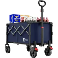 Sekey Bollerwagen Faltbar Klein 70L 80KG blau