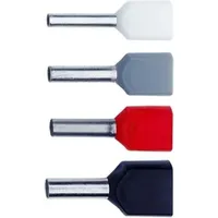 Klauke Zwillings-Aderendhülse 2x0,75qmm gr isol 870/10