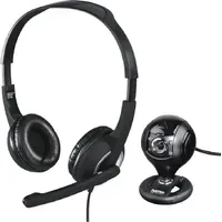 Hama Headset & Webcam Set – Perfekt für Büro,
