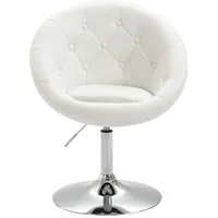 Svita Havanna Sessel Lounge Clubsessel Barhocker Drehsessel retro Weiß