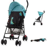 Chipolino Kinderwagen Amaya Buggy Sonnendach verstellbar, zusammenklappbar, Korb türkis