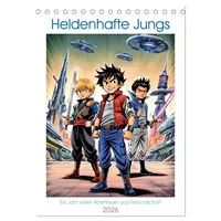 Calvendo Heldenhafte Jungs - Ein Jahr voller Abenteuer und