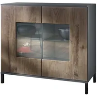 Vladon Kommode, Alteiche, Holzwerkstoff, 92.5x83.5x35 cm, Wohnzimmer, Kommoden &