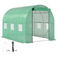 Outsunny Folientunnel,, Grün,