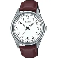 Casio Herrenuhr MTP-V005L-7B4UDF (Ø 40 mm) - bordeaux/Weiß