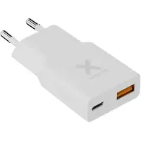 Xtorm Go2 SlimLine Wand-Ladegerät 25W 1x USB-C/ 1x USB-A