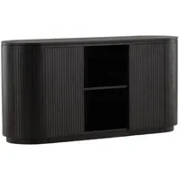 Livetastic Sideboard 160 x 80 x 48 cm Schwarz