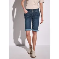 STREET ONE Damen, Bermuda Jeans, - 28