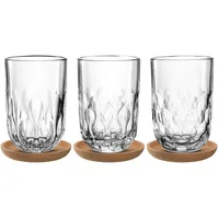 LEONARDO Latte Macchiato-Set mit Untersetzer 6-teilig