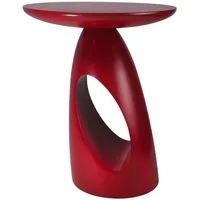 Möbel Kraft Beistelltisch Rot Buche 32 x 40 cm