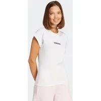 Adidas ESSENTIALS LINEAR COTTON Weiß XL