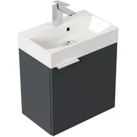 Posseik Badmöbel Cubi Slimline für Gäste-WC 50 cm SoftClose