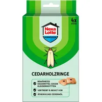 Nexa Lotte® Mottenschutz Cedarholz-Ringe braun, 4 St.
