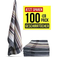 ASPERO Aspero, Geschirrtuch, 100 Geschirrtücher aus Baumwolle (55 x