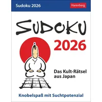 Harenberg Sudoku Tagesabreißkalender 2026 - Das Kult-Rätsel aus Japan