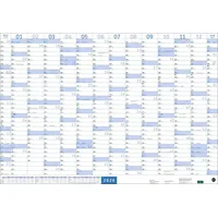 Heye Mega-Posterplaner, blau 2026