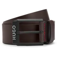 Hugo Gürtel Gelio-B Sz40 Leather Belt W85 Darkbrown