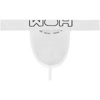 WOH Herren G-String unifarben Weiß XXL 2er Pack